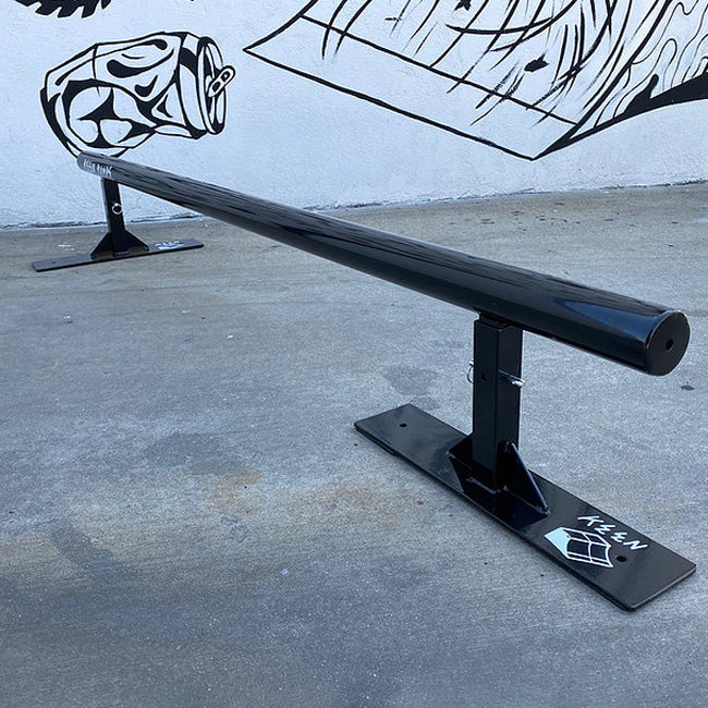 6ft Adjustable Round Skateboard Rail by Keen Ramps